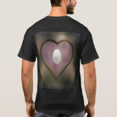 Wine color design criss cross tシャツ (裏面)