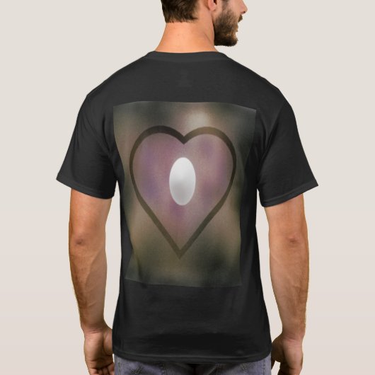 Wine color design criss cross tシャツ (裏面)