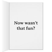 Wine Cork Humor Greeting Card (内側 (右))