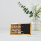 Wine Corks Business Card 名刺 (スタンド正面)