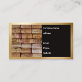 Wine Corks Business Card 名刺 (正面)