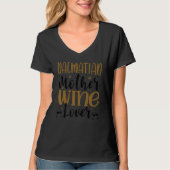 Wine  Dalmatian Mother Tシャツ (正面)