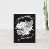 Wine gathering invitation card カード (正面)