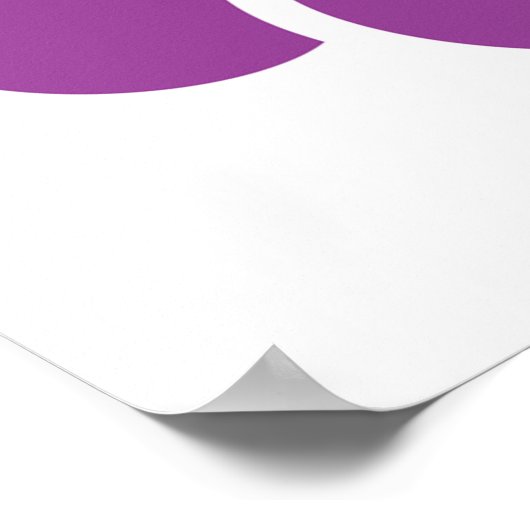 Wine Glass And Grapes ポスター (角)