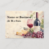 Wine glass graphic 名刺 (正面)