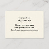 Wine glass graphic 名刺 (裏面)