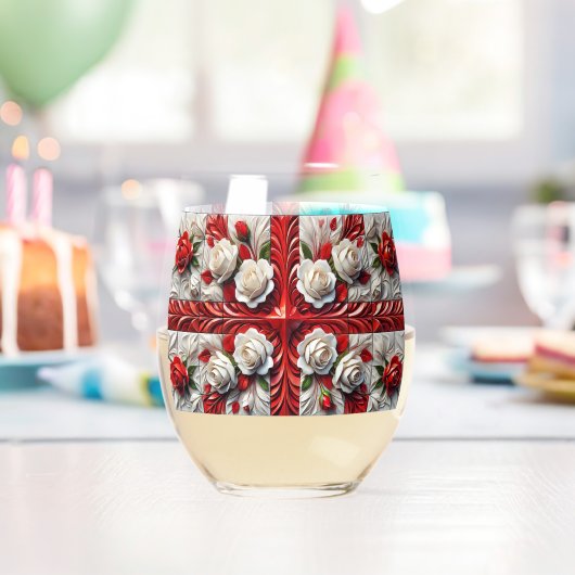 Wine Glass with Colors of England ステムなしワイングラス (インサイチュ (バースデー))