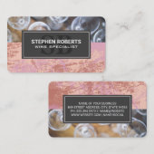 Wine Glasses Top View | Artistic Stylish 予約カード (正面/裏面)