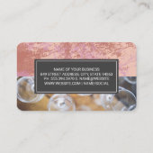 Wine Glasses Top View | Artistic Stylish 予約カード (裏面)