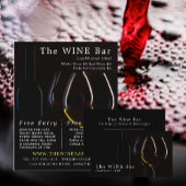 Wine Glasses, Wine Bar/Winery Advertising チラシ