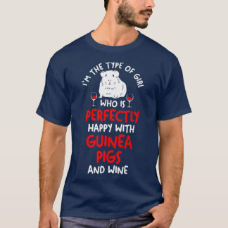 Wine Guinea Pig Premium 5671 Tシャツ