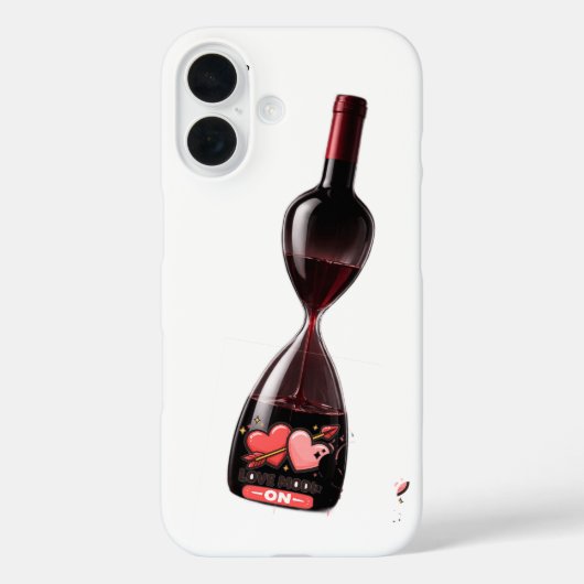 Wine Hourglass - Time Flowers Like Wine Case-Mate iPhoneケース (裏面)