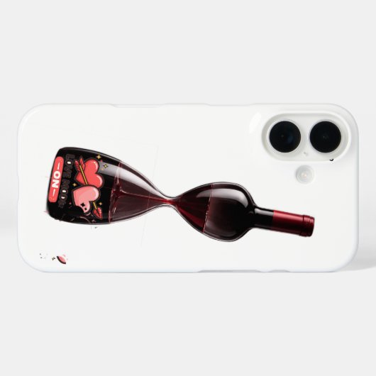 Wine Hourglass - Time Flowers Like Wine  Case-Mate iPhoneケース (裏面 (横))