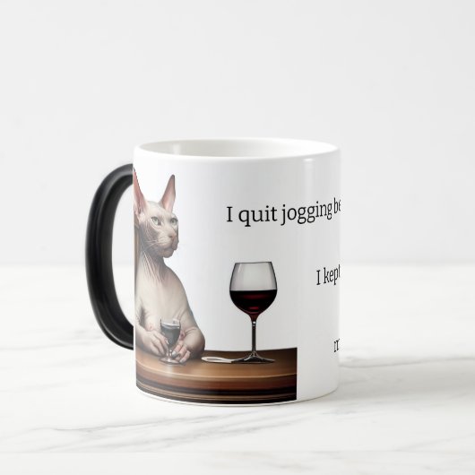 Wine Humor coffee Mug モーフィングマグカップ (正面左)
