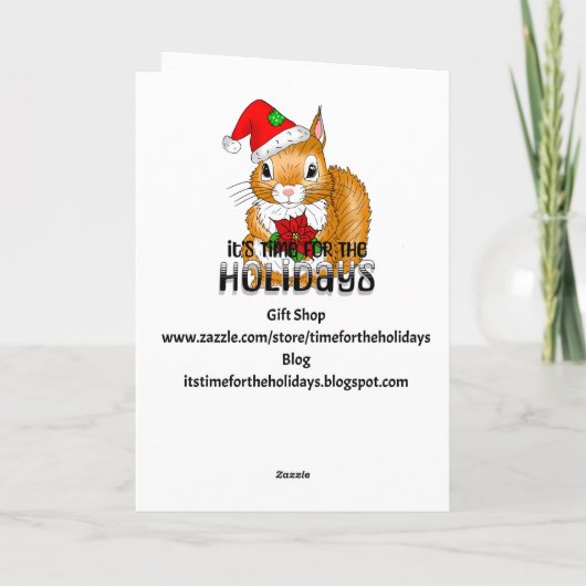 Wine Humor | Personalized Retro Pop Art Christmas シーズンカード (裏面)