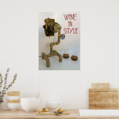 Wine In Style Poster! ポスター (キッチン)