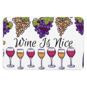 Wine Is Nice Flexible Photo Magnet マグネット (横)
