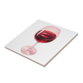 Wine Kiss - Romantic Red Wine Mug with Hearts タイル (側面)