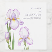 Wine Label for a Modern Wedding. ワインラベル (シングルラベル)