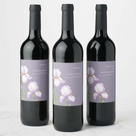  Wine Label  for a Modern Wedding.  ワインラベル (ボトル)