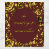 Wine label-Velvet Wine collection ワインラベル (シングルラベル)