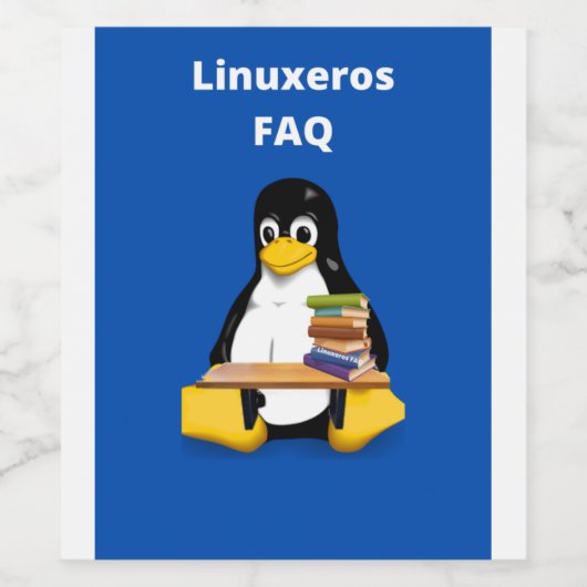 Wine Linuxeros FAQ ワインラベル (シングルラベル)