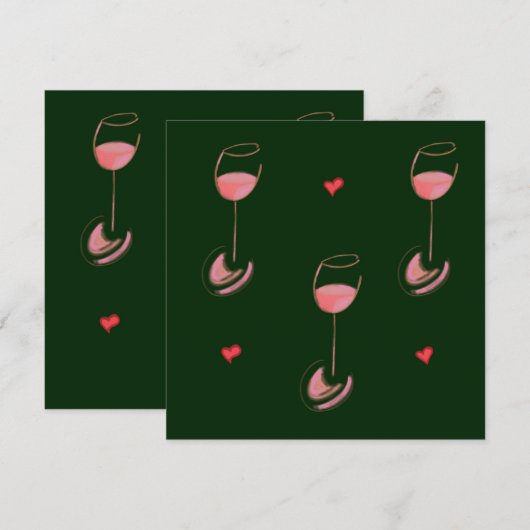 Wine lover card (正面/裏面)