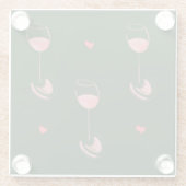 Wine lover coasters ガラスコースター (裏面)