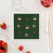 Wine lover cocktail napkins スタンダードカクテルナプキン (インサイチュ)