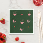 Wine lover napkins スタンダードランチョンナプキン (インサイチュ)