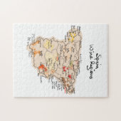 Wine map of Spain ジグソーパズル (横)