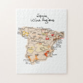 Wine map of Spain ジグソーパズル (縦)