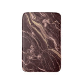 Wine Marble Pattern Refined Contemporary Design バスマット (正面縦)