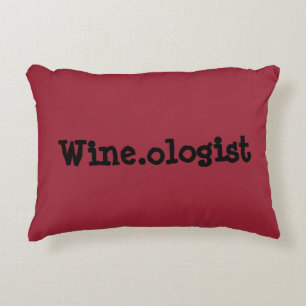 Wine.ologistの引用文のアクセントの枕 アクセントクッション