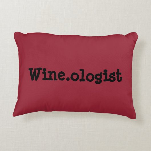 Wine.ologistの引用文のアクセントの枕 アクセントクッション (裏面)