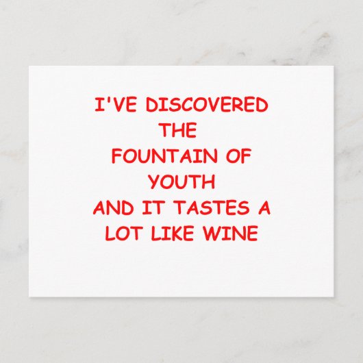 WINE.png ポストカード (正面)