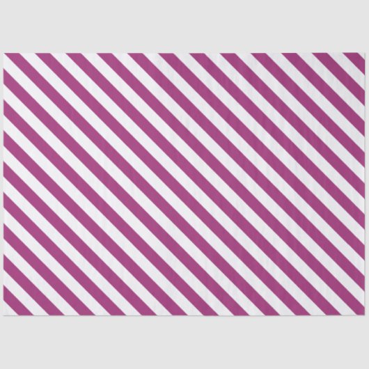 Wine Red and White Striped 薄葉紙 (正面)