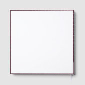 Wine Red Plum Mauve Fall Floral Wedding ゲストブック (裏面)