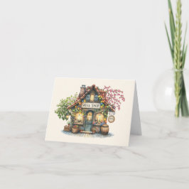 WINE SHOPノートカードまたはありがとう サンキューカード