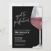 Wine Simple Sixty 60th Birthday Party 招待状 (正面)