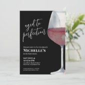 Wine Simple Sixty 60th Birthday Party 招待状 (スタンド正面)