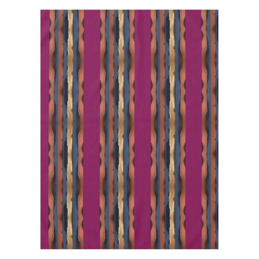 Wine striped  テーブルクロス (正面)