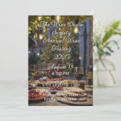 Wine Tasting Evening Invitation 招待状 (スタンド正面)