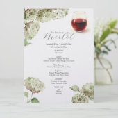 Wine Tasting Food Menu | Hydrangeas メニュー (スタンド正面)