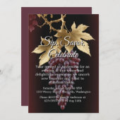 Wine Tasting Invitation 招待状 (正面/裏面)