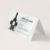 Wine Tasting Logo | Bottle | Glasses 名刺 (正面)