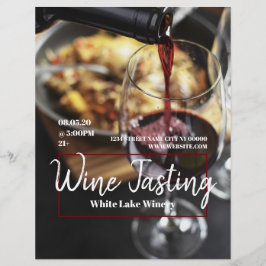 Wine Tasting Winery Flyer Poster チラシ