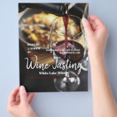 Wine Tasting Winery Flyer Poster チラシ (手)