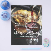 Wine Tasting Winery Flyer Poster チラシ (シングル)