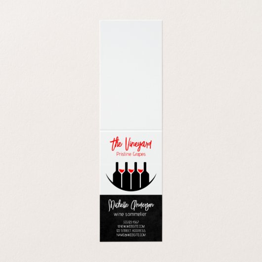 Wine Tastings | Bottles and Glasses  名刺 (外部フラット)